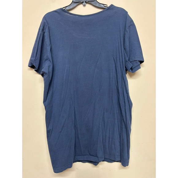 Disney Mickey Mouse Graphic Tee Navy Blue Short Sleeve Cotton Shirt Size XL - Picture 6 of 6